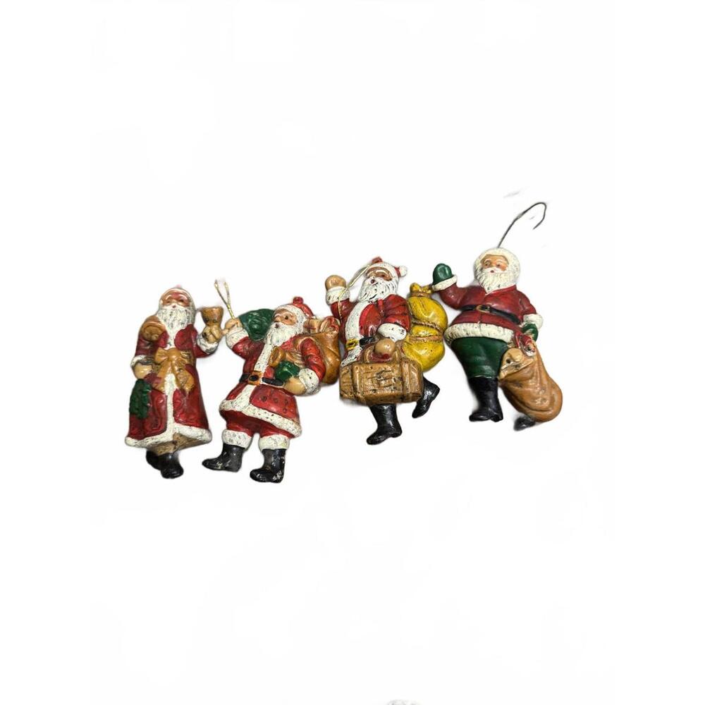 Vintage Santa Ornaments